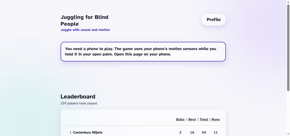 Touchline Shouting homepage